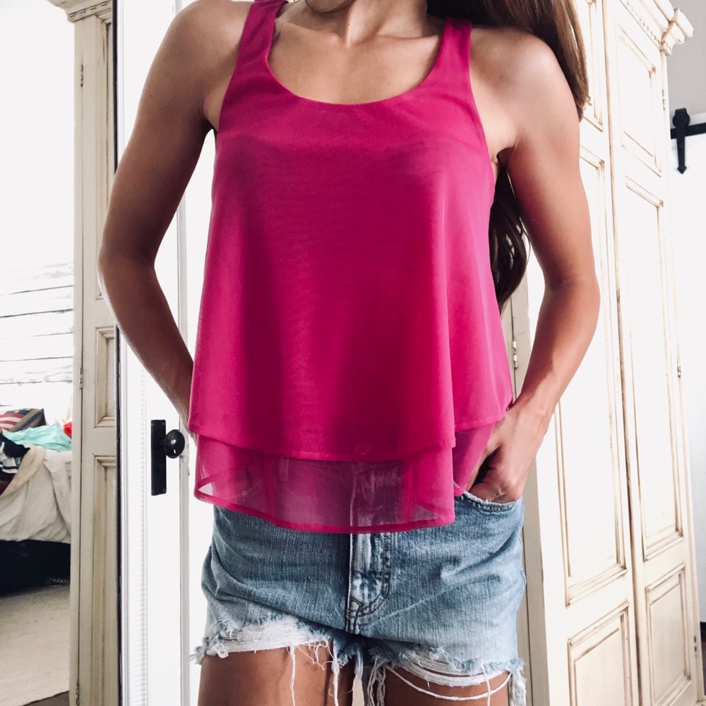 Express xs sheer top